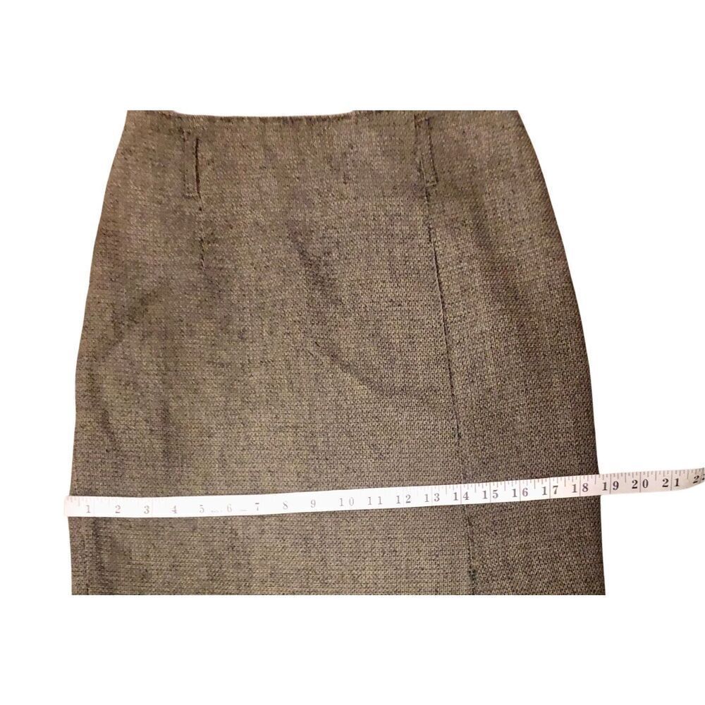 Vintage Oraz tweed wool front slit pencil skit with belt loops and hidden back z - Picture 8 of 11